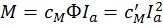 M = cm∙Ф∙Ia = c'm∙Ia^2