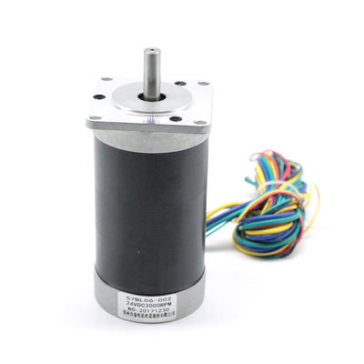 24V Mini Brushless Motor 3000RPM 0.44nm 138W 57BL06 002 High Efficiency