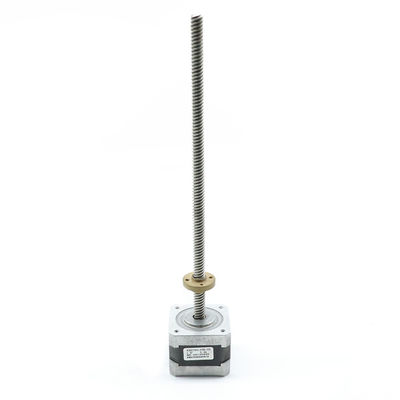 Nema17 Tr8x8 300mm Linear Stepper Motor With Screw Shaft 42BYGH 6 Leads 3.2 Kgcm