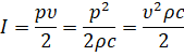 I=pv/2